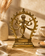 Buy Brass Supreme Quality Shiva in Gajasurasamhara Form