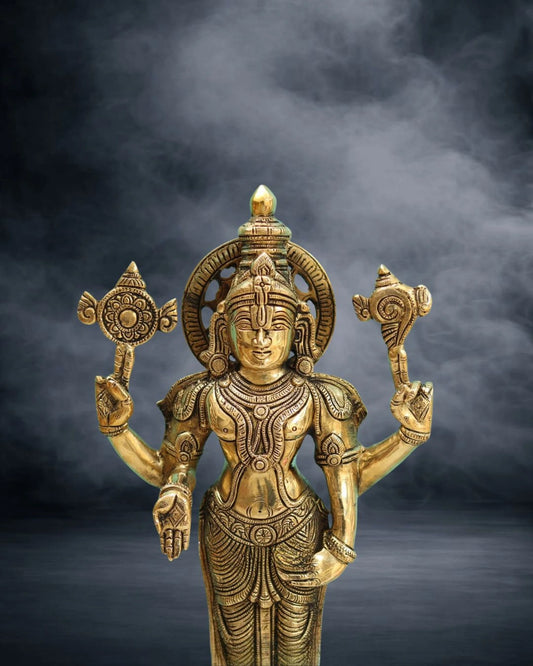 Buy Brass Tirupati Balaji Lord Venkateshwara Swamy Idol