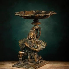 Brass-Vintage-Finish-Garuda-With-Tray-1