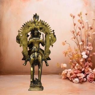 Brass-Vintage-Finished-Khandoba-on-Horse-Idol-5