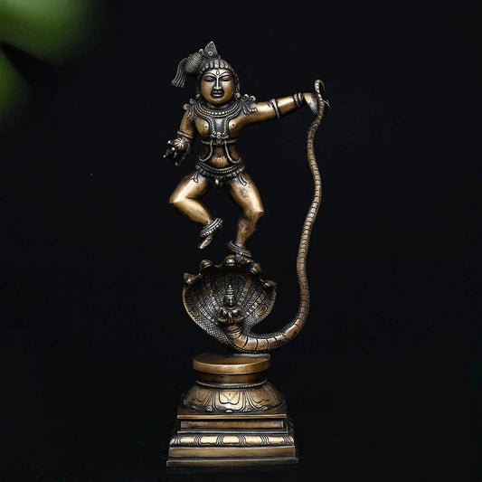 Buy Brass Unique Metal Urli with Peacock Diyas