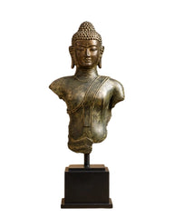 Bronze Antique Buddha Bust
