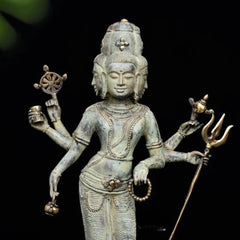 Bronze Brahma Antique Sculpture