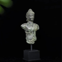 Bronze Antique Buddha Bust