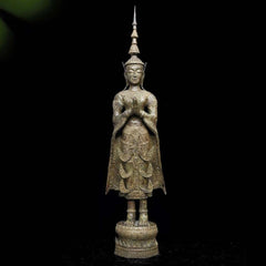 Bronze Buddha Antique Sculpture (55 inches)