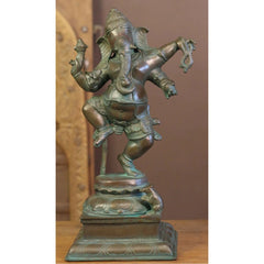 Bronze Finished Brass Dancing Ganesh