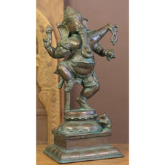 Bronze Finished Brass Dancing Ganesh