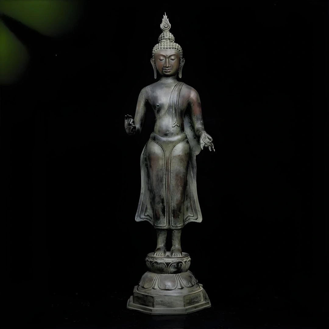 Bronze Standing Handcrafted Buddha (98 cm)