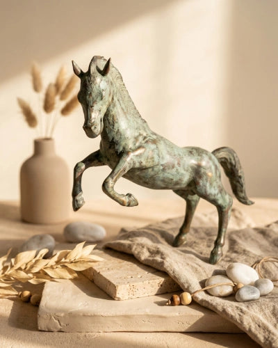 Bronze Swinging Handcrafted Horse