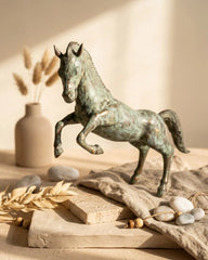 Bronze Swinging Handcrafted Horse