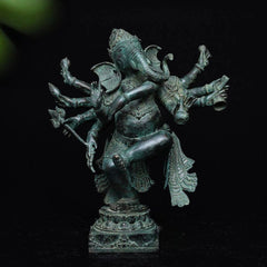 Bronze Dancing Ganesha Sculpture