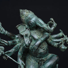 Bronze Dancing Ganesha Sculpture