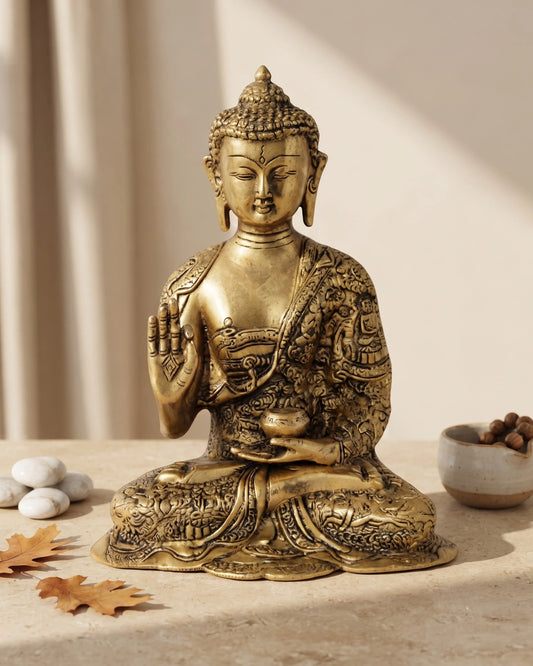 Buy Brass Blessing Buddha