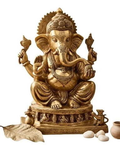 Buy Brass Ganesha Idol Statue Online