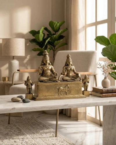 Buy Brass Kuber Lakshmi Idol