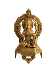 Buy Brass Sitting Laxmi on Octagon with Arch
