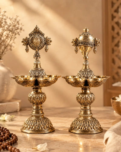 Buy Sanku Chakra Diya Pair