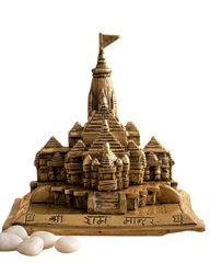 Buy Wooden Brass Ram Mandir Ayodhya Model – 3D Replica