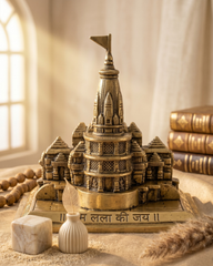 Buy Wooden Brass Ram Mandir Ayodhya Model – 3D Replica