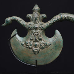Decorative Antique Balinese Bronze Axe
