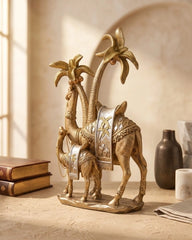 Emaar Gold Camel Sculpture