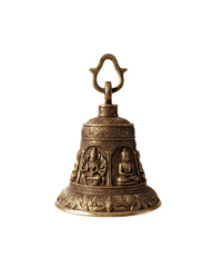 GANESH AND LOTUS HANGING BELL