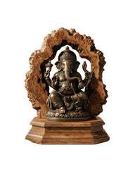 Ganesha Antique Sculpture (Bronze / Wooden)