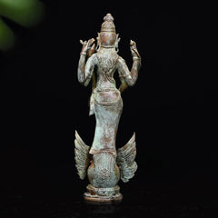 Goddess Saraswati Antique - Bronze Sculpture