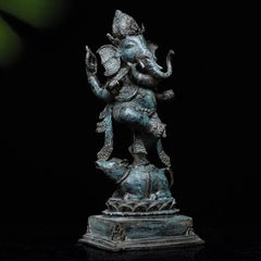 Indonesian Antique Bronze Dancing Ganesha