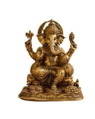 Lord Ganesha Sitting On Base (Big)