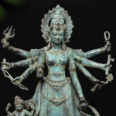 Maa Durga - Bronze Sculpture (Large / 56 cm)