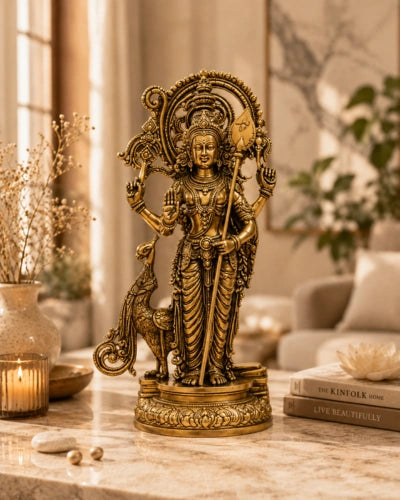 Murugan with peacock