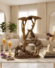 Mystic Elephant Duo Sculpture