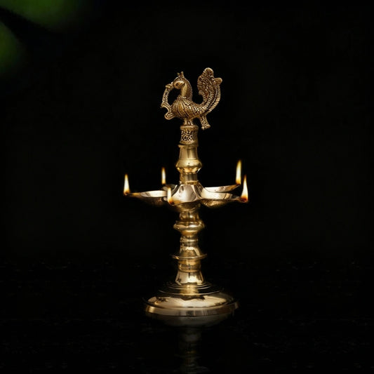 Buy Peacock Lamp (Annam Lamp) in Brass