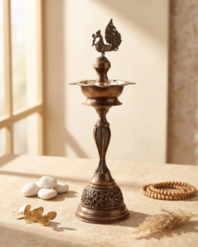 Buy Premium Brass Kuthu Villku Samai Diya