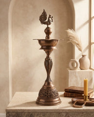 Buy Premium Brass Kuthu Villku Samai Diya