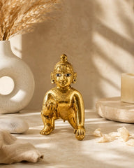 Pure Brass Handmade Laddu Gopal ji