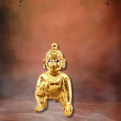 Pure Brass Handmade Laddu Gopal ji