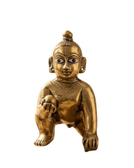 Pure Brass Handmade Laddu Gopal ji - Spiritual Idol