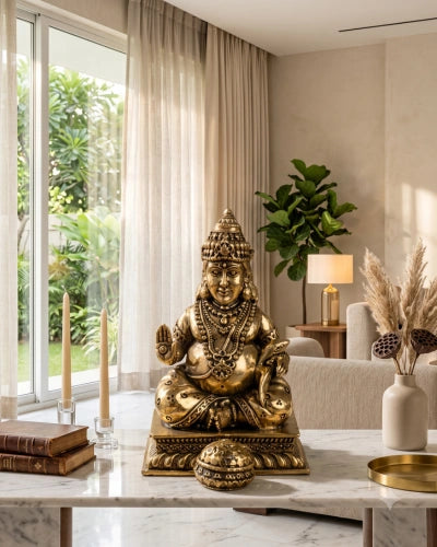 Pure Brass Kuber Murti