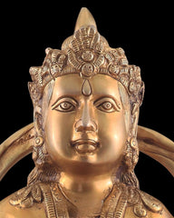 Pure Brass Lord Kubera Large Statue
