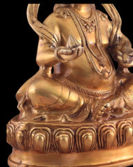 Pure Brass Lord Kubera Large Statue