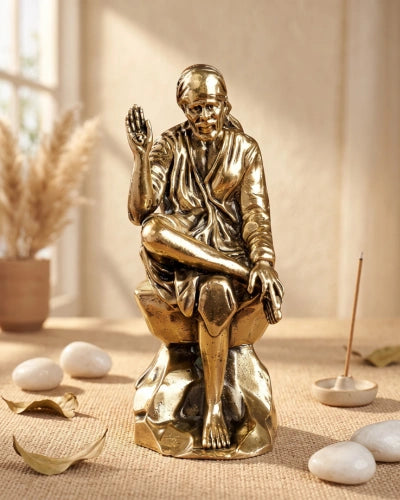 Buy Pure Brass Shirdi Sai Baba Murti Idol