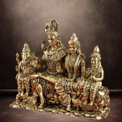 Pure Brass Shiv Pariwar/Family Murti