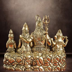 Pure Brass Shiv Pariwar/Family Murti