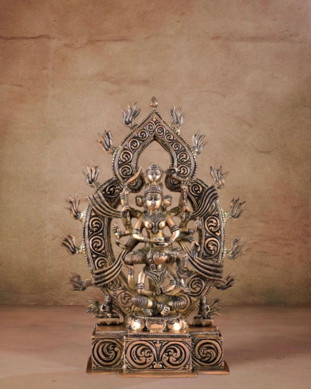 Buy Pure Brass Goddess Kamakhya Devi Statue