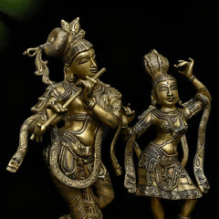 Radha Krishna Handcrafted Sculpture