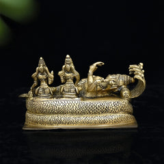 Shesha Shayi Vishnu in Brass | Handmade Antique