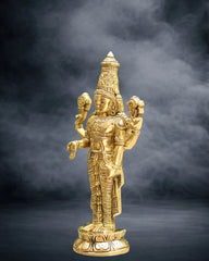 Buy Superfine Brass Tirupati Balaji Lord Venkateshwara Idol&nbsp;
