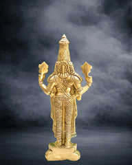 Buy Superfine Brass Tirupati Balaji Lord Venkateshwara Idol&nbsp;